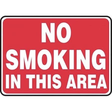 Accuform SMOKING CONTROL SIGN NO SMOKING IN THIS MSMG503VA